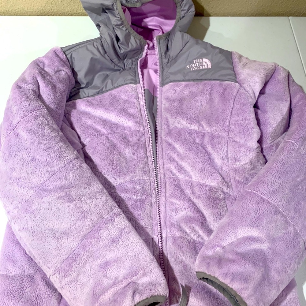 Reversible North Face Girls Furry and Waterproof